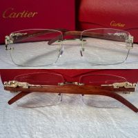 Cartier висок клас слънчеви очила Мъжки Дамски слънчеви с дървени дръжки, снимка 3 - Слънчеви и диоптрични очила - 45584792