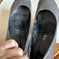 Сиви дамски обувки на ток, снимка 9 - Дамски обувки на ток - 45556901