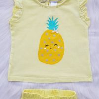 Бебешки клин и тениска за момиче 6-9 месеца, снимка 2 - Комплекти за бебе - 45854184