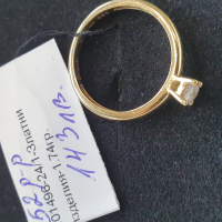 Златен дамски пръстен 1.74гр-14к, снимка 2 - Пръстени - 45062160