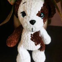 Плетена плюшена играчка - куче , снимка 3 - Плюшени играчки - 45238815