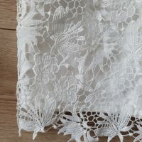 Снежно бяла блуза рязана дантела VILA, снимка 3 - Туники - 45263434
