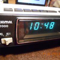 Maximal 2000  radio-clock - alarm vintage78, снимка 2 - Други - 45326374