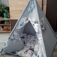 Детска индианска палатка "типи", снимка 6 - Други - 45227231