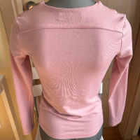 Дамска розова блуза с дълъг ръкав, снимка 9 - Блузи с дълъг ръкав и пуловери - 45057478