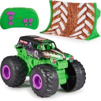 Кола с дистанционно управление Monster Jam 1-64th Grave Digger, играчка за деца, зелено, снимка 1 - Коли, камиони, мотори, писти - 45097146
