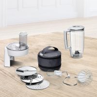 Кухненски робот Bosch MUM 58420, 1000 W, 3D технология, Розов, снимка 4 - Кухненски роботи - 45426365