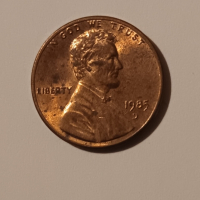1 цент САЩ 1985 1 цент 1985 Американска монета Линкълн , снимка 2 - Нумизматика и бонистика - 44943341
