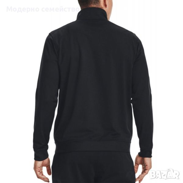 Мъжко спортно горнище under armour sportstyle tricot jacket black white, снимка 1