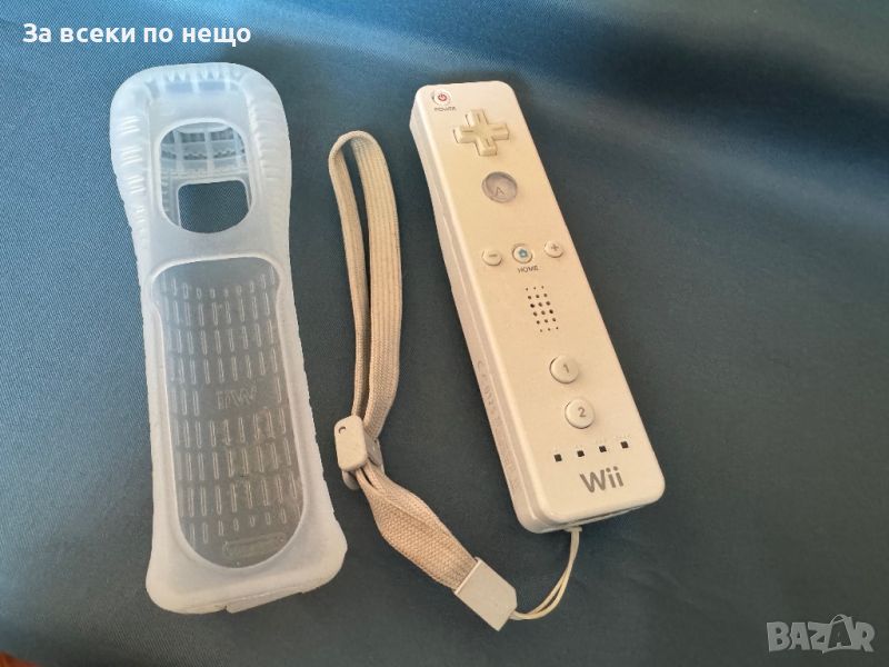 ОРИГИНАЛЕН Контролер за Nintendo Wii  Нинтендо + Силиконов протектор, снимка 1