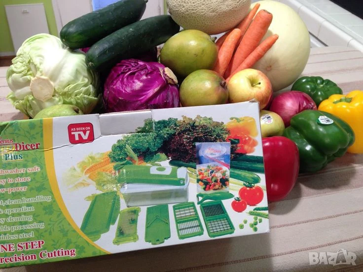 Кухненско Ренде за зеле, моркови с контейнер, снимка 1