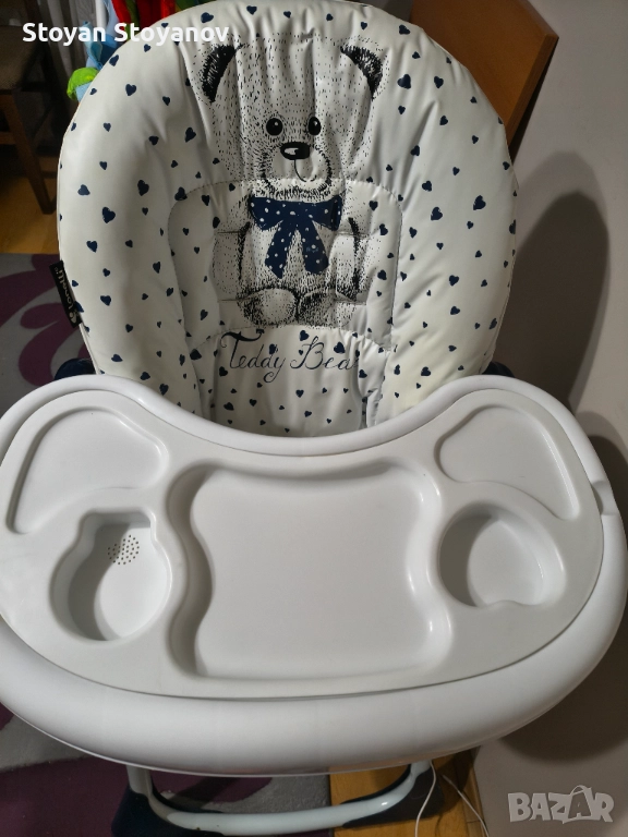 Стол за Хранене Lorelli (Модел "Teddy Bear") + ПОДАРЪК Играчка, снимка 1