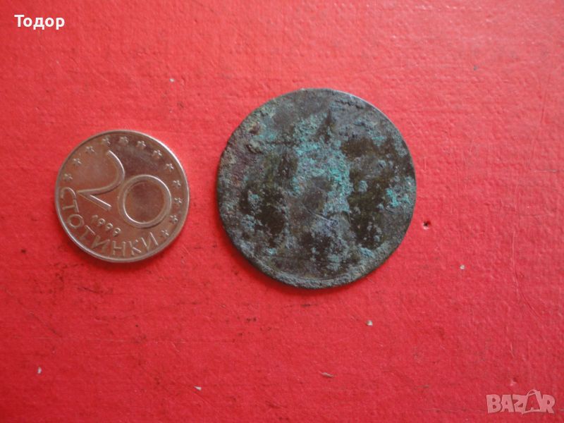 Медна монета 1862, снимка 1