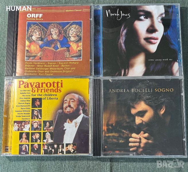 Carl Off,Norah Jones,Pavarotti,Bocelli, снимка 1
