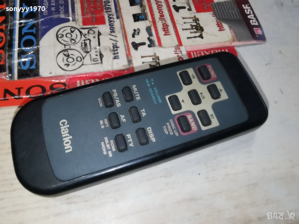 CLARION RCB-130 AUDIO REMOTE-ВНОС SWISS 2612250937, снимка 1