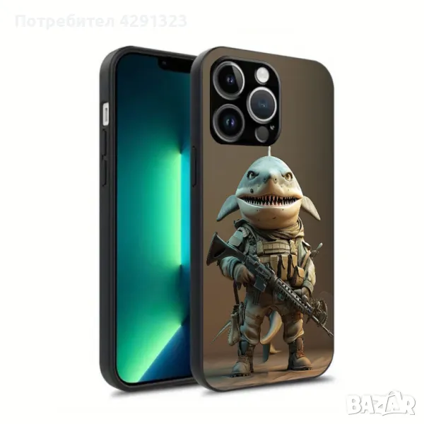 Силиконов Кейс за iPhone с уникален 3D Принт, снимка 1