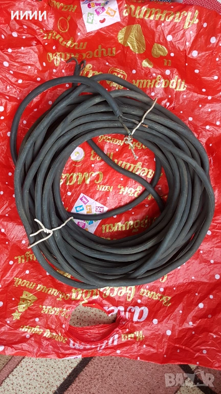 Многожичен кабел СВТ 2Х6 - 25 метра , снимка 1