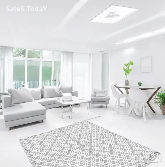 Килим от EVA пяна, 1,5см, пъзел, подово килимче, Сив, снимка 1