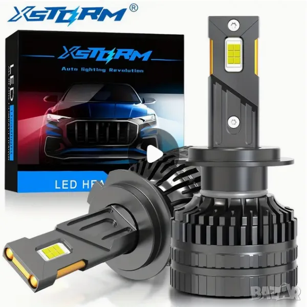Комплект от 2 броя Xstorm 130W 60000LM  H7 , снимка 1