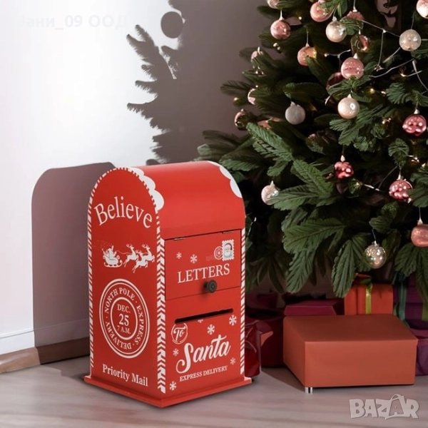 Коледна дървена кутия , снимка 1