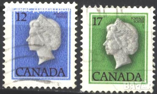 Клеймовани марки Кралица Елизабет II 1977 1979 от Канада, снимка 1