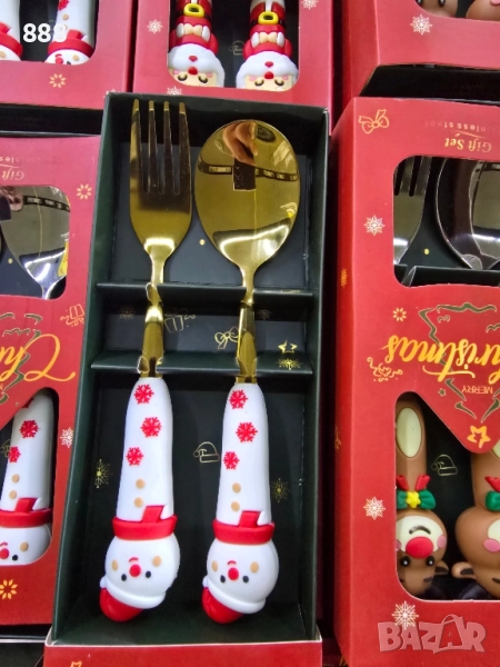 коледни прибори за хранене , снимка 1