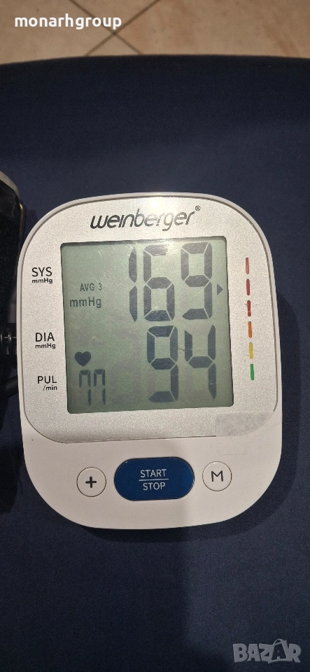Апарат за кръвно WEINBERGER HL868VF, снимка 1