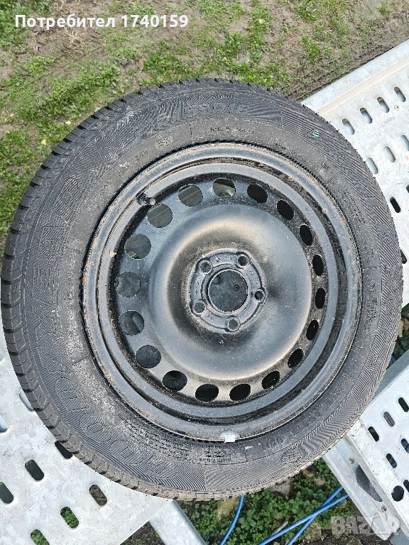 Джанта с гума за Опел 5x100, снимка 1