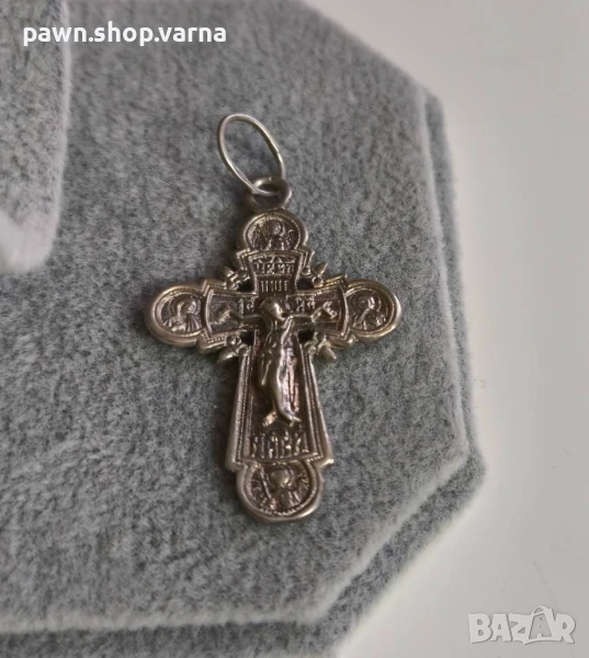 Винтидж сребърен кръст – 925 проба, снимка 1