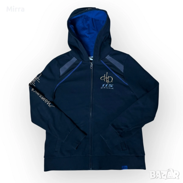 Harley Davidson "115 Years Eagle" Y2K Graphic Zip-Up Hoodie (Дамско), снимка 1