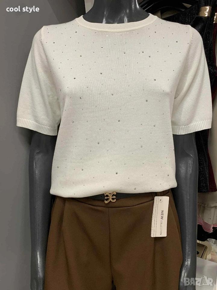 блуза с камъчета , снимка 1