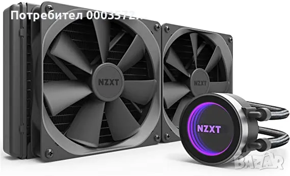 Водно охлаждане за компютър Kraken NZXT X62 - Intel LGA 1700, 115x1366, 2011-2066, AMD AM4, 3,2,1, снимка 1