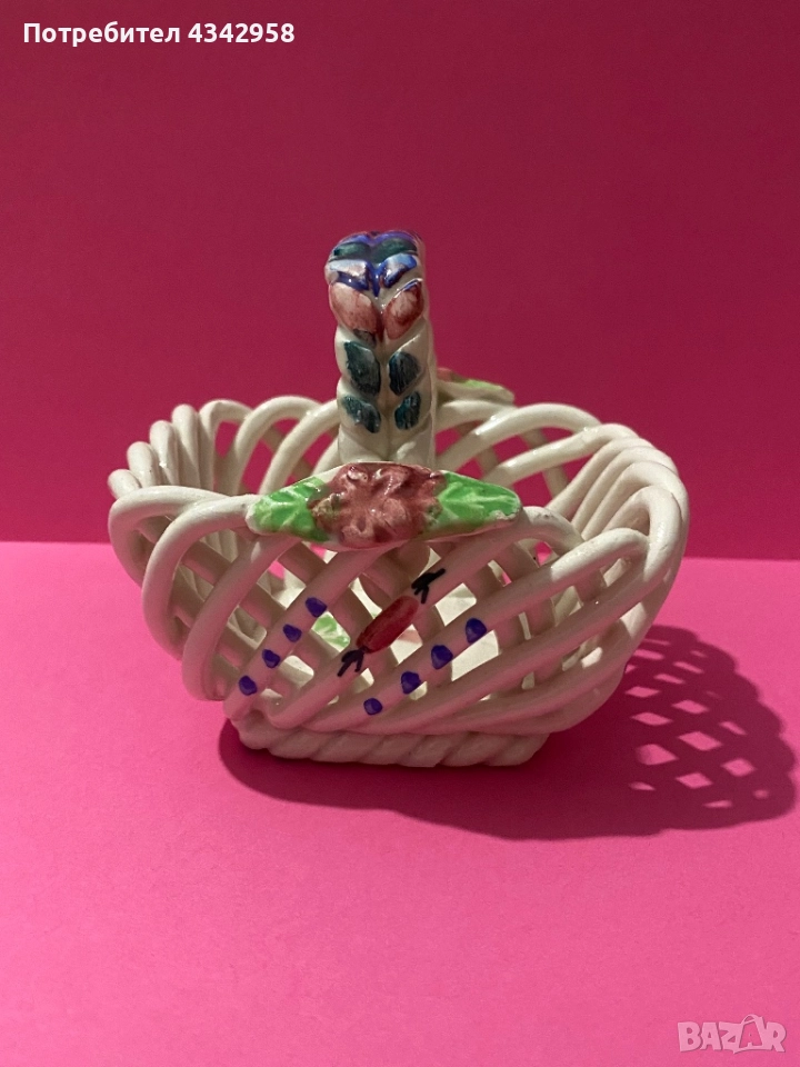 Порцеланови кошници от испански Порцелан.1960г., снимка 1