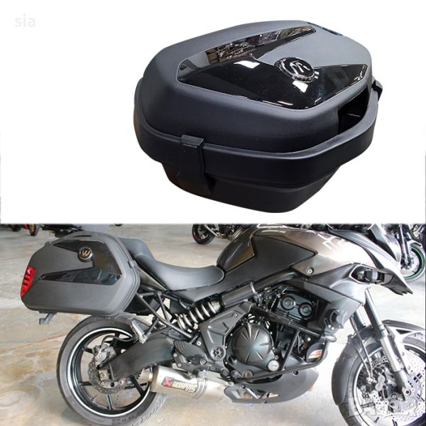 Странични куфари за мотор, дисаги с червен светлоотразител, снимка 1