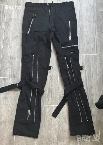 Оригинални дънки tiger of london с ципове и колани, снимка 1