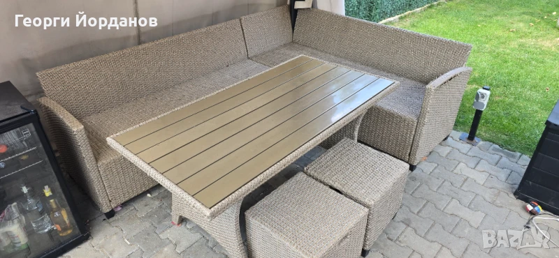 Градински комплект ратанови мебели, снимка 1