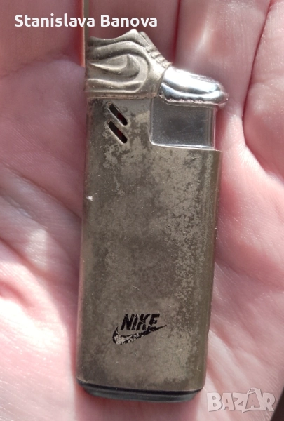 Винтидж запалка Nike с пълнител,за многократна употреба , снимка 1