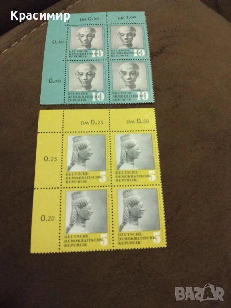 Блок марки ГДР 1959 г минт ., снимка 1