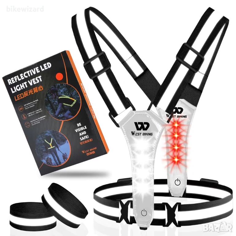 ICOCOPRO LED  светеща жилетка НОВА, снимка 1