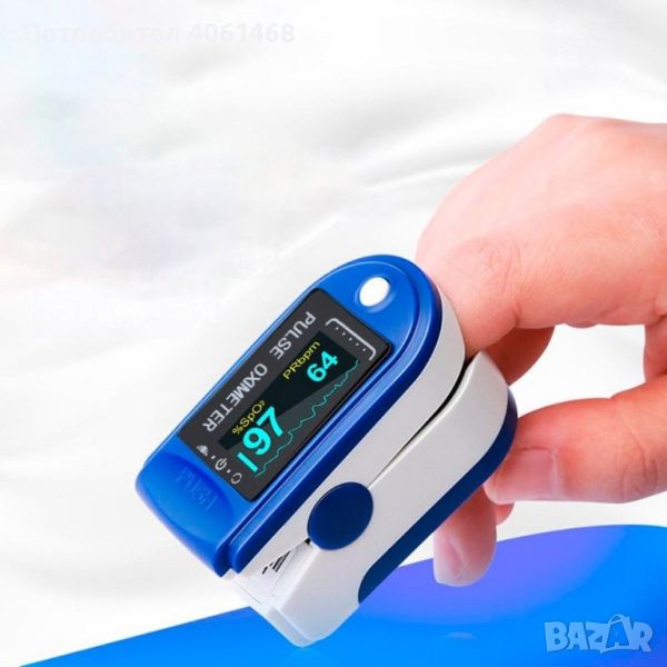 Устройство за измерване на пулса и кислорода в кръвта в домашни условия , снимка 1