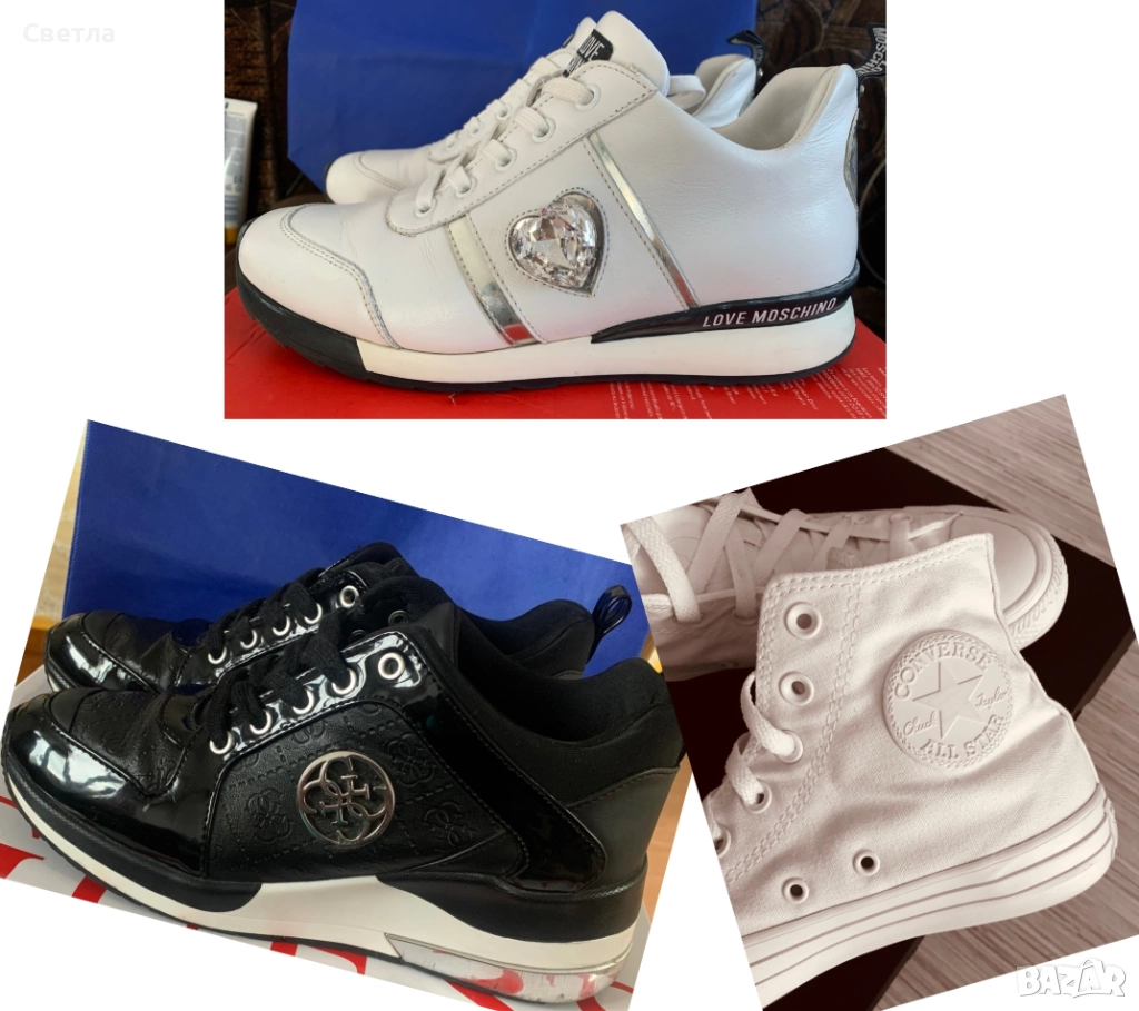 Намаление на известни марки Боти/Маратонки/Кецове/обувки, №№ 37-37,5, снимка 1