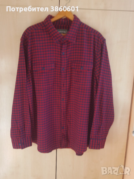 Спортна мъжка риза с дълъг ръкав , 2X L, снимка 1