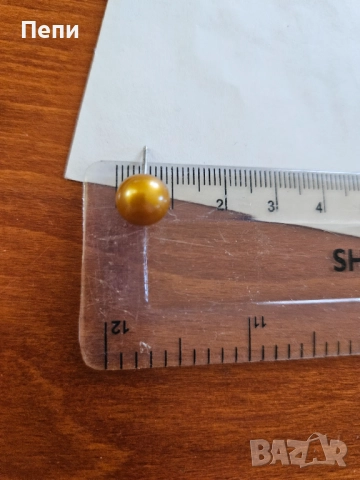 Обици перли HONORA, снимка 3 - Обеци - 52254325