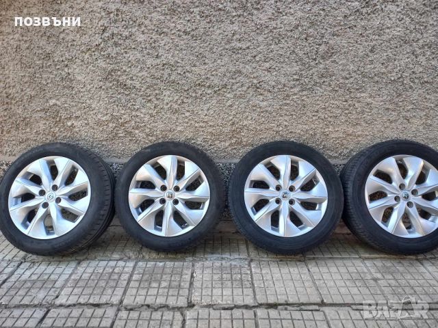 16" оригинални джанти за Renault Zoe Captur Clio Рено Зое Клио Каптюр 4x100 60.1mm, снимка 1 - Гуми и джанти - 46289600