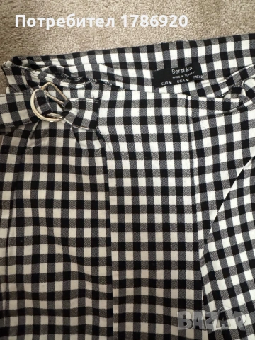 BERSHKA ♟️ Дамски панталон Gingham - Bershka ♟️, снимка 5 - Панталони - 53924526