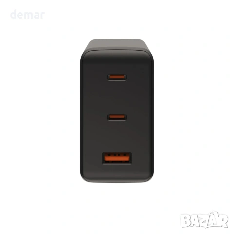 UAG SRG 100W GaN 3-портово зарядно с универсален щепсел, черно, снимка 4 - Друга електроника - 53281086