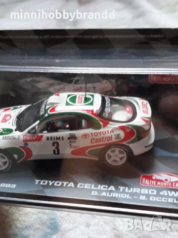 Abarth 124 Rally RGT  Toyota Celica Turbo 4WD  Rally Monte Carlo 1.43 Eaglemoss. Top Models., снимка 15 - Колекции - 46703928