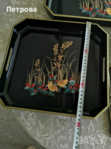 Комплект подноси и чиниики. , снимка 7 - Колекции - 54236238