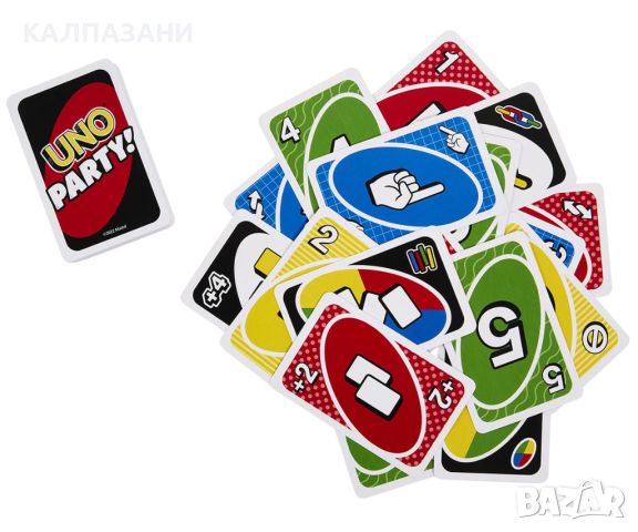 Карти за игра UNO Party HMY49, снимка 3 - Игри и пъзели - 46169386