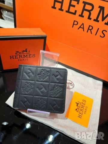 портмонета от естествена кожа в кутия hermes , снимка 5 - Портфейли, портмонета - 51699806